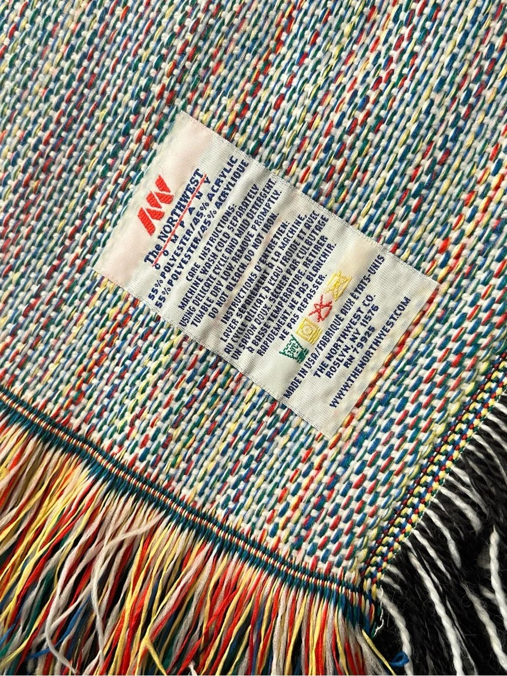 Chicago Bears woven tapestry throw